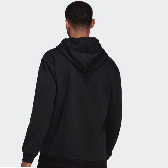 Adidas ESSENTIALS GIANT LOGO FLEECE HOODIE Size M - Picture 3 of 6